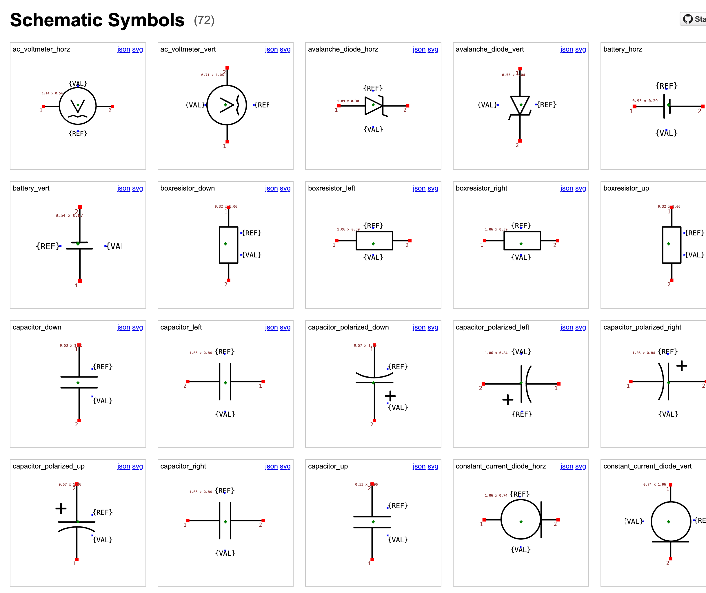 Schematic Symbols Project