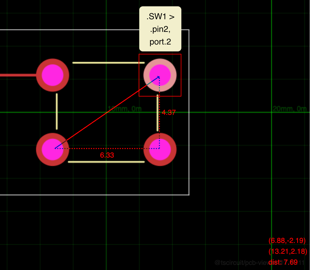 PCB Viewer Measurement Mode